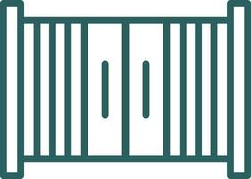 Gate Vector Icon Design