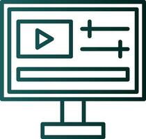 Video Edition Vector Icon Design