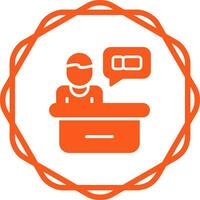 Support Ticket Vector Icon
