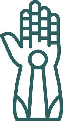 Gauntlet Vector Icon Design