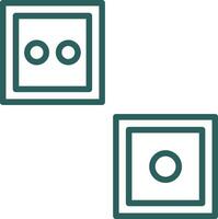 Dice Vector Icon Design