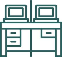 Work Space Vector Icon Design