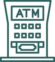Atm Machine Vector Icon Design