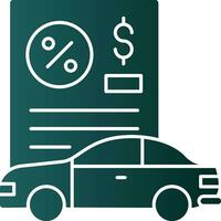 Car Loan Vector Icon Design