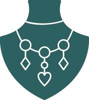 Necklace Vector Icon Design