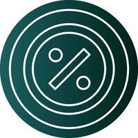 Percentage Vector Icon Design