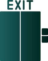 Exit Vector Icon Design