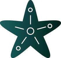 diseño de icono de vector de estrella de mar