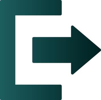 diseño de icono de vector de salida