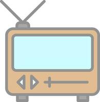 diseño de icono de vector de televisión