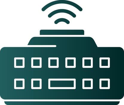 inalámbrico teclado vector icono diseño