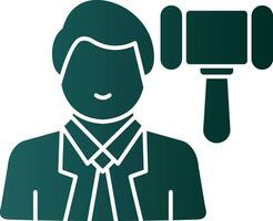 Lawyer Vector Icon Design