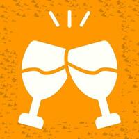 Champagne toast Vector Icon