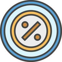 Percentage Vector Icon Design
