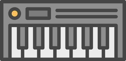 diseño de icono de vector de piano