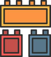 Blocks Vector Icon Design