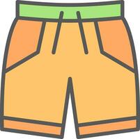 Swimming Trunks Vector Icon Design