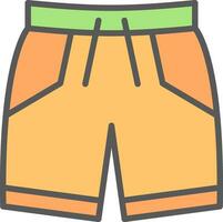 Swimming Trunks Vector Icon Design