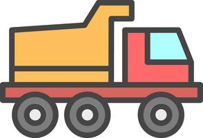 Toy Truck Vector Icon Design