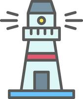 Lighthouse Vector Icon Design