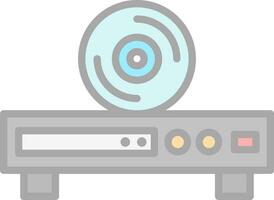 Dvd Player Vector Icon Design