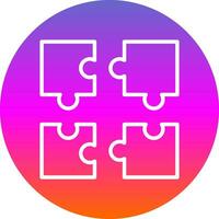 Puzzle Vector Icon Design