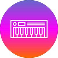 Piano Vector Icon Design