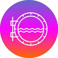 Porthole Vector Icon Design