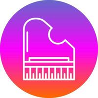 Piano Vector Icon Design