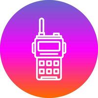 diseño de icono de vector de walkie talkie