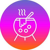 Cauldron Vector Icon Design