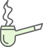 Smoking Pipe Vector Icon Design