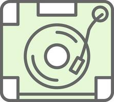 Turntable Vector Icon Design