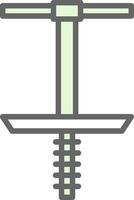 Pogo Stick Vector Icon Design