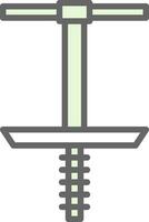 Pogo Stick Vector Icon Design