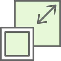 Resize Vector Icon Design