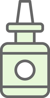 Nasal Spray Vector Icon Design