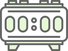 Digital Alarm Vector Icon Design