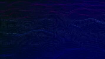 abstract gradient ribbon line wave animated 4K. multicolor particle line wavy background video