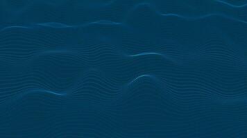 abstract gradient ribbon line wave animated 4K. multicolor particle line wavy background video