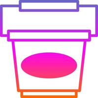 Bucket Vector Icon Design