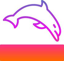 Dolphin Vector Icon Design
