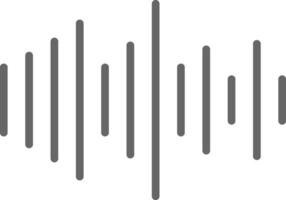 diseño de icono de vector de audio