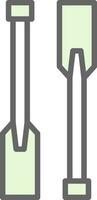 Paddles Vector Icon Design