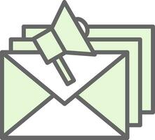 Email Marketing Vector Icon Design