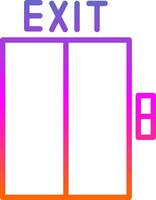 Exit Vector Icon Design