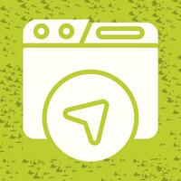 Website Navigation Vector Icon