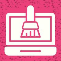 Disk Cleanup Vector Icon