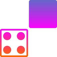 Dice Vector Icon Design