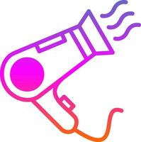 Hairdryer Vector Icon Design